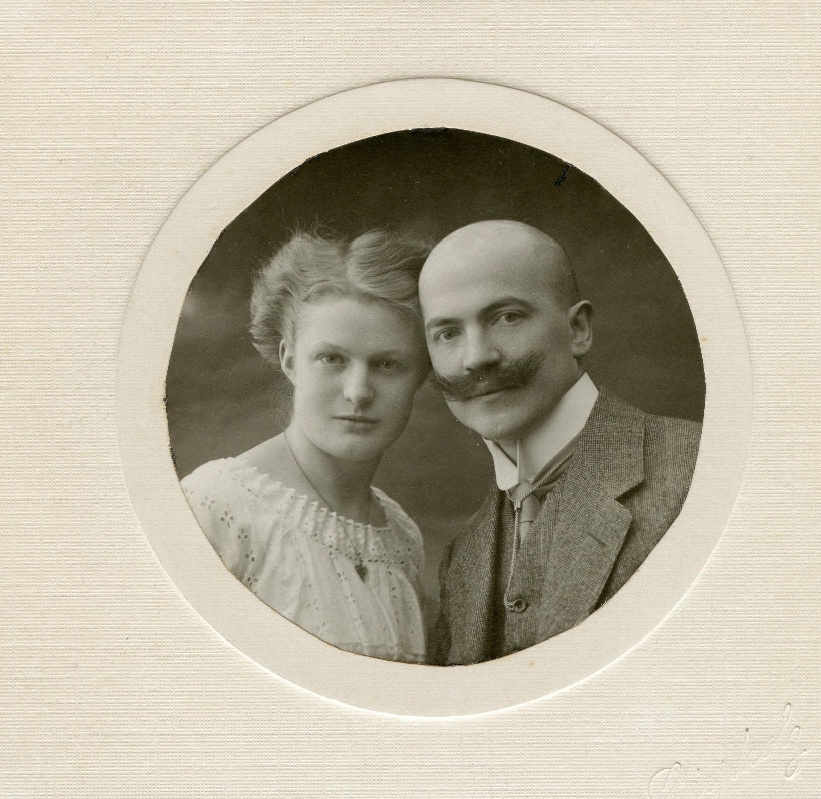 Helene und Werner Lambrecht 1912, Archiv Familie Feindt